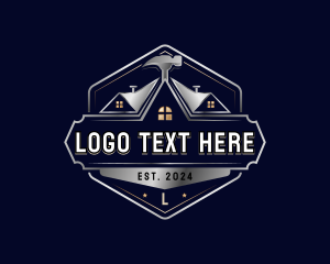 Tool - Hammer Construction Renovation logo design