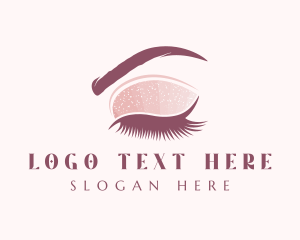 Eyebrow - Makeup Eyelash Salon logo design