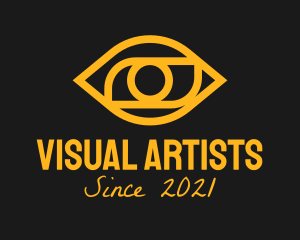 Yellow - Golden Eye Outline logo design