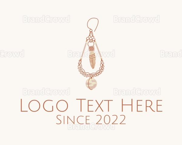 Boho Planet Earring Logo