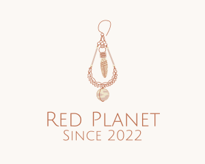 Boho Planet Earring  logo design