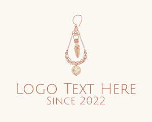 Planet - Boho Planet Earring logo design