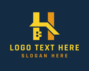 Construction - Real Estate Letter H logo design