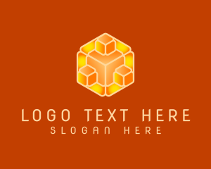 Designer - Cube Kaleidoscope Dice logo design