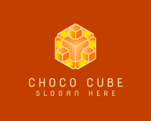 Cube Kaleidoscope Dice Logo