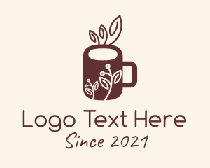 Green Tea - Organic Herbal Mug logo design