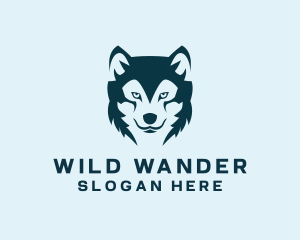 Wild Wolf Canine logo design