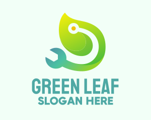 Leaf - Leaf Wrench Repair logo design