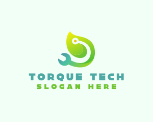 Leaf Wrench Repair logo design