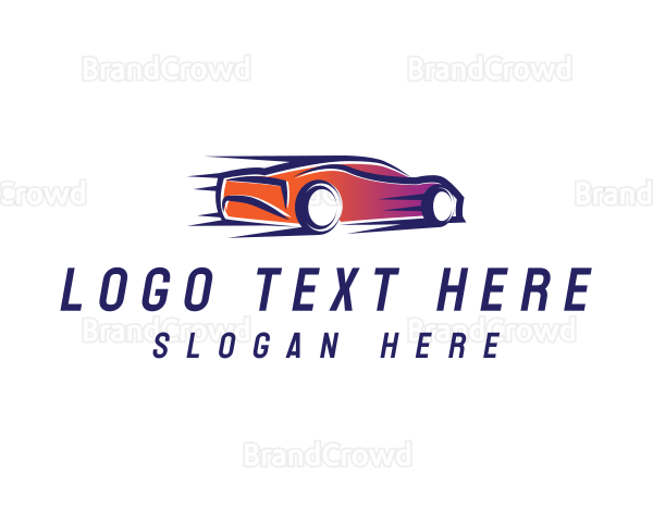 Race Car Automotive Logo