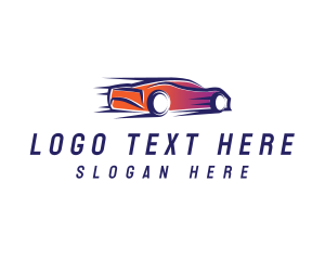 Car - Race Car Automotive logo design