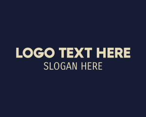 Simple Modern Sans Serif Logo