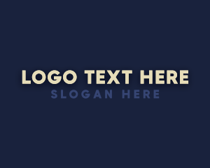 Text - Simple Modern Sans Serif logo design