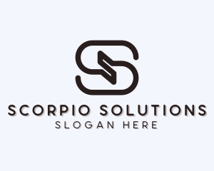 Corporate Business Letter S logo design