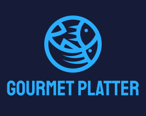 Platter - Fish Platter Restaurant logo design