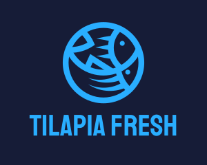 Tilapia - Fish Platter Restaurant logo design