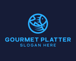 Fish Platter Restaurant logo design