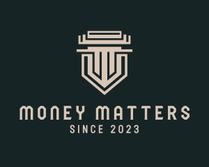 Financial - Financial Security Pillar logo design