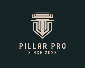 Financial Security Pillar logo design