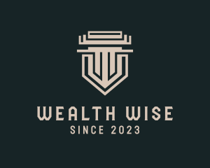 Financial - Financial Security Pillar logo design
