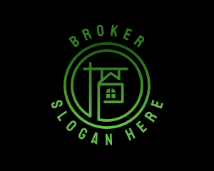 House Broker Realty logo design
