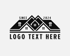 Construction Residential Roof Logo