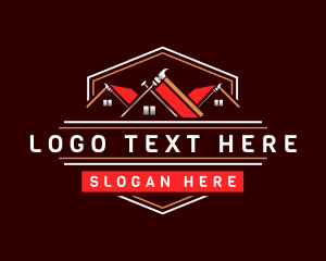 Nail - Hammer Nail Construction logo design