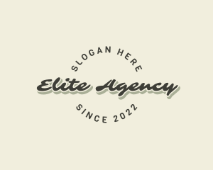 Elite Cursive Business logo design