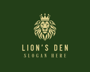 Lion Crown Royalty logo design