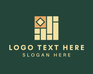 Home Depot - Tile Floor Floorboard logo design