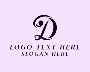 Feminine Fashion Letter D Logo