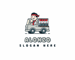 Sushi Food Truck Logo