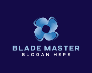 Ventilation Fan Blade logo design