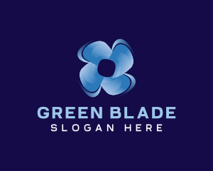 Ventilation Fan Blade logo design