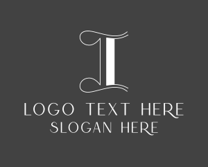 Lifestyle - Elegant Calligraphy Letter I logo design