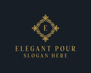 Elegant Floral Boutique logo design