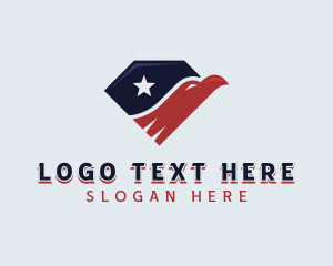 America - American Eagle Veteran logo design