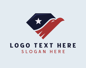 American - American Eagle Veteran logo design