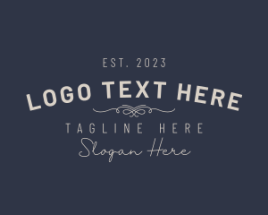 Typography - Professional Generic Business logo design