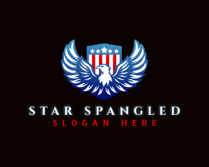 American Eagle Shield logo design