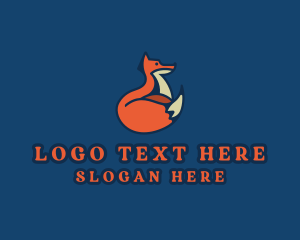 Hound - Wildlife Zoo Fox logo design