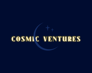 Cosmic Moon Wordmark logo design