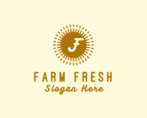 Gold Sun Farming Energy logo design