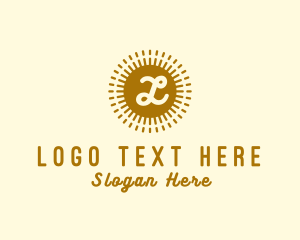 Letter - Gold Sun Farming Energy logo design