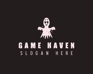 Spooky - Spooky Cartoon Ghost logo design