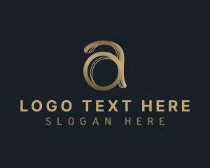 Jeweler - Luxury Jewelry Boutique Letter A logo design