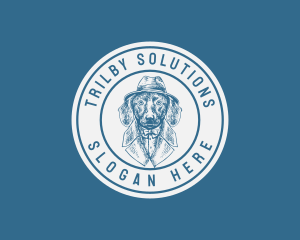 Trilby - Dachshund Dog Vet logo design