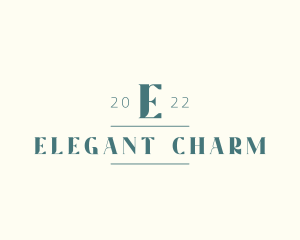 Elegant Startup Serif logo design