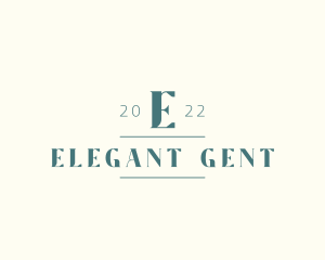 Elegant Startup Serif logo design