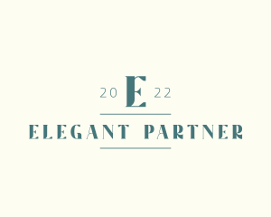 Elegant Startup Serif logo design